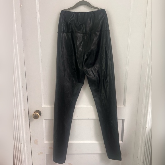 Aritzia Wilfred Free Daria Pant High-waisted Vegan Leather Leggings Size M - Picture 5 of 5